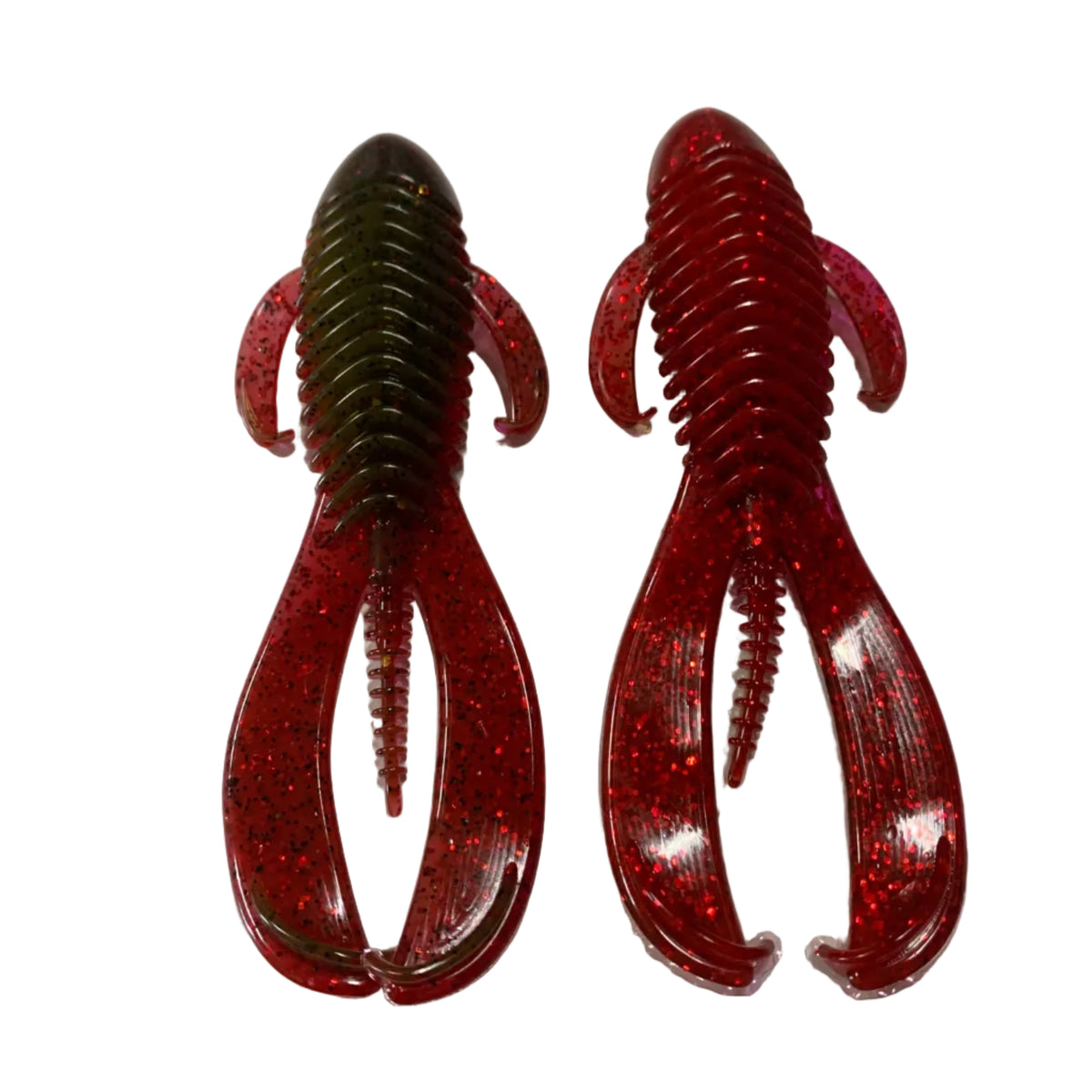 3.25" Ol Buzzard/Green Pumpkin/Fire Red - Qty (10) Per Pack