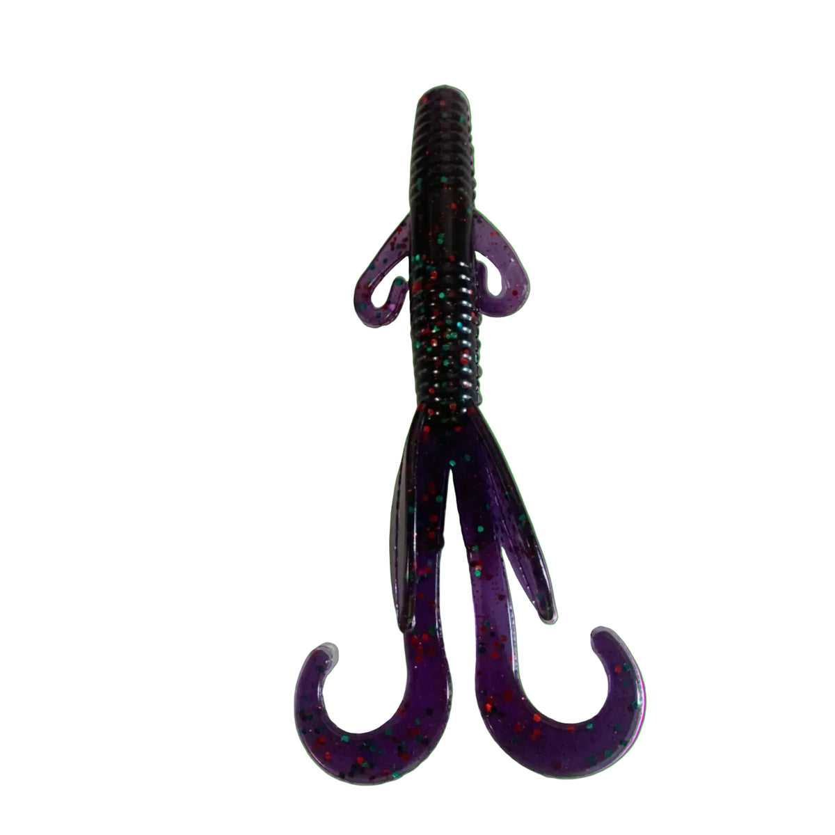 6" Fat Boss Hawg/June Bug Red Fl - Qty (6) Per Pack