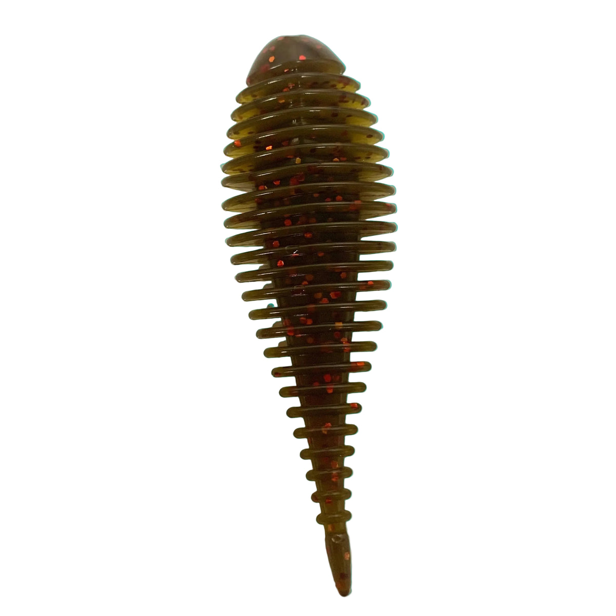 3.8" Gilley/Green Pumpkin Red Fl - Qty (8) Per Pack